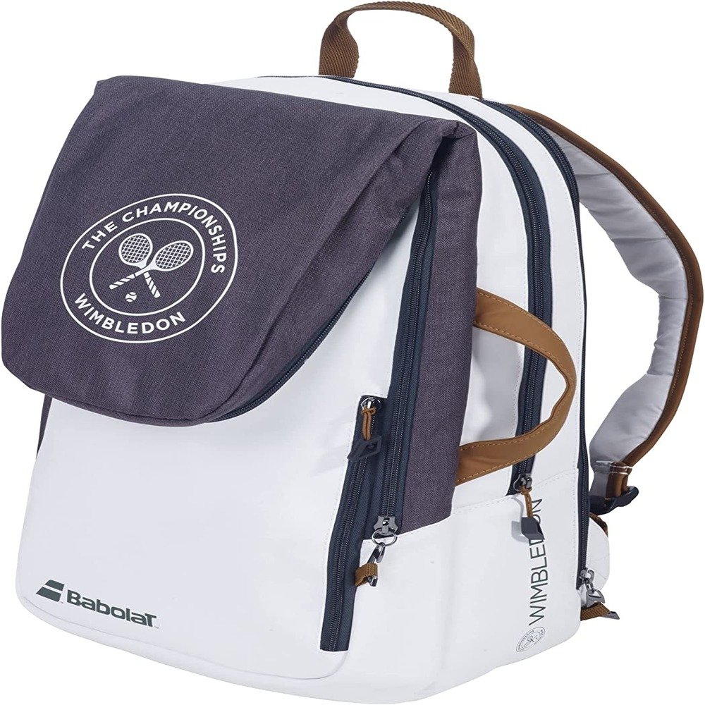 Babolat Pure Wimbledon Tennis Backpack White And Grey