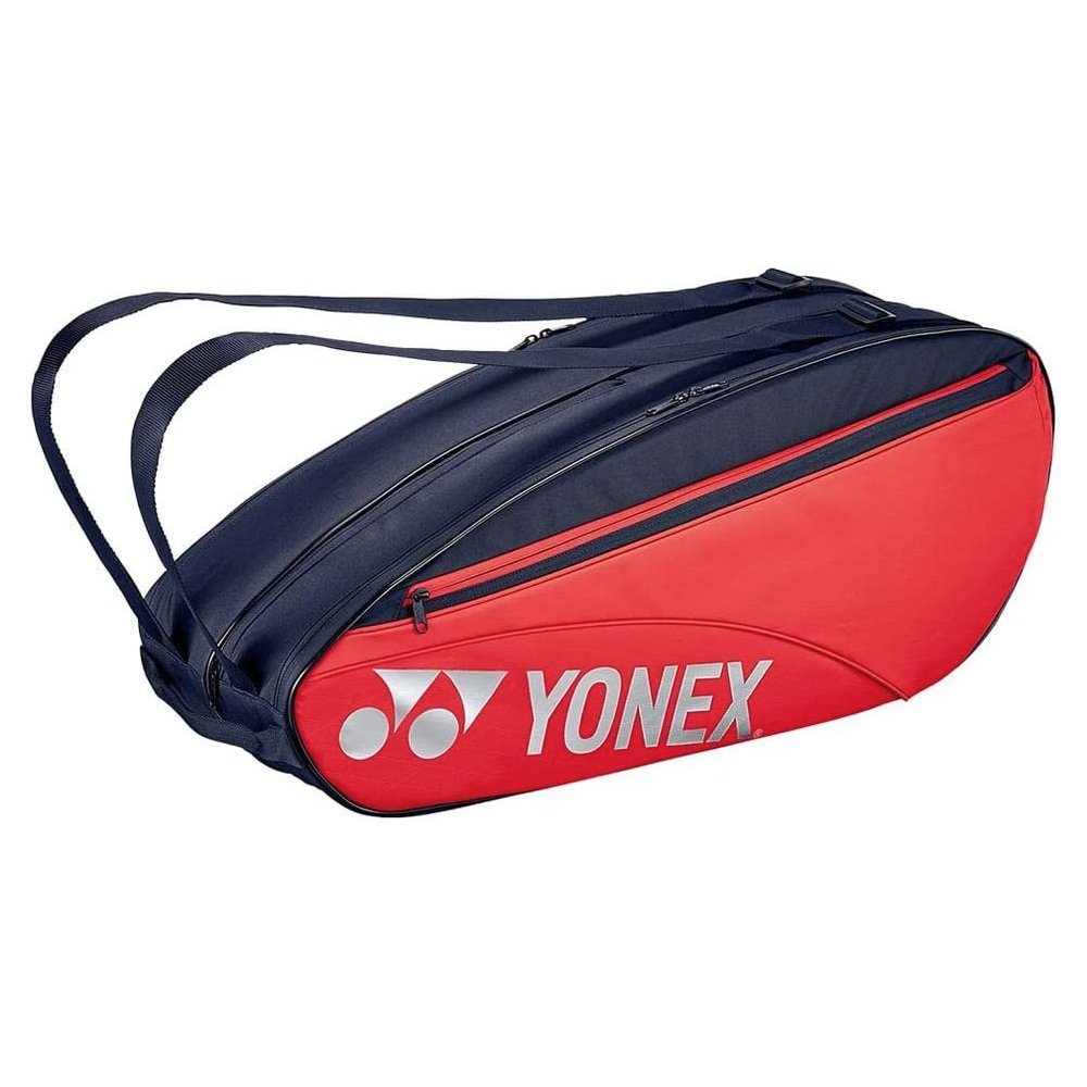 Yonex Team Racquet 6 Pack Tennis Badminton Bag Scarlet
