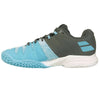 Babolat Propulse Blast AC Women Tennis Shoes - Grey/Blue Rediance -  6 US