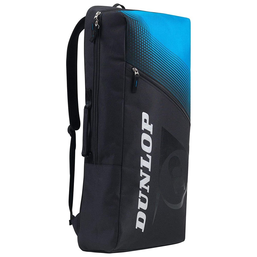 Dunlop FX Club Long Tennis Backpack Black and Blue
