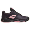 Babolat Propulse Fury AC Women Tennis Shoes - Black/Geranium Pink - 7 US